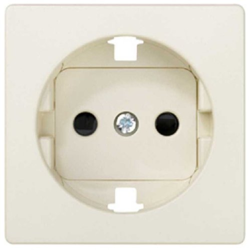 Лицевая панель Simon82 для 1-м. розетки 220В слоновая кость фото Лицевая панель Simon82 для 1-м. розетки 220В слоновая кость картинка